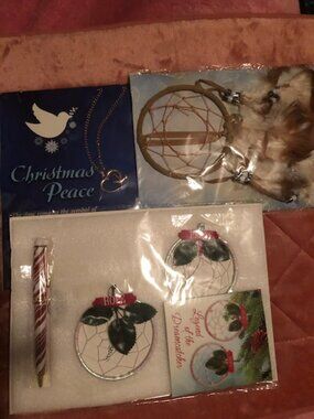 Dreamcatcher Christmas Themed Ornaments